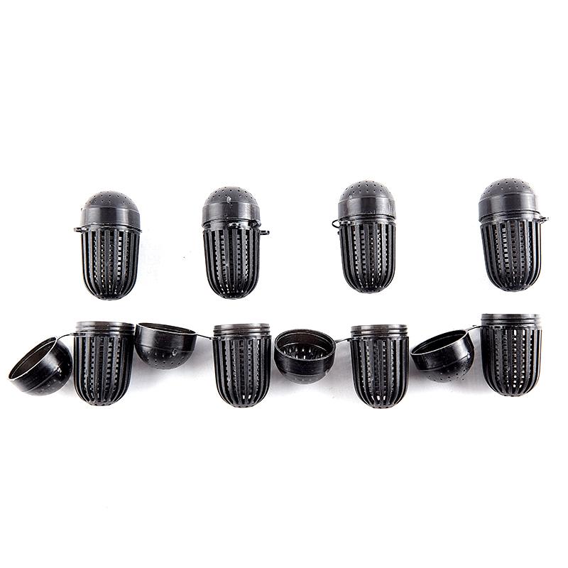 10Pcs Garnelen Köder Kapsel Köder Ball Universal Regenwurm Box Angeln Käfig