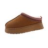 2025 autumn and winter new large size European and American thick-soled snow boots heightened and velvet warm outer wear women