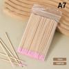 100Pcs Micro Wood Cotton Swab Eyelash Extension Tools Tatoo Microblading Cleaning Wooden Sticks Cosmetic Cotton Brush Buds Tip