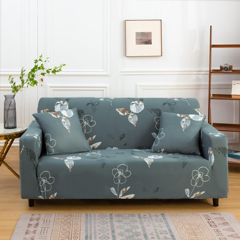 

LANMOLIFE Эластичный чехол для дивана Универсальный чехол на диван с принтом Чехол для дивана-лавсит Чехол с 1 наволочкой 1-seater 90-140cm