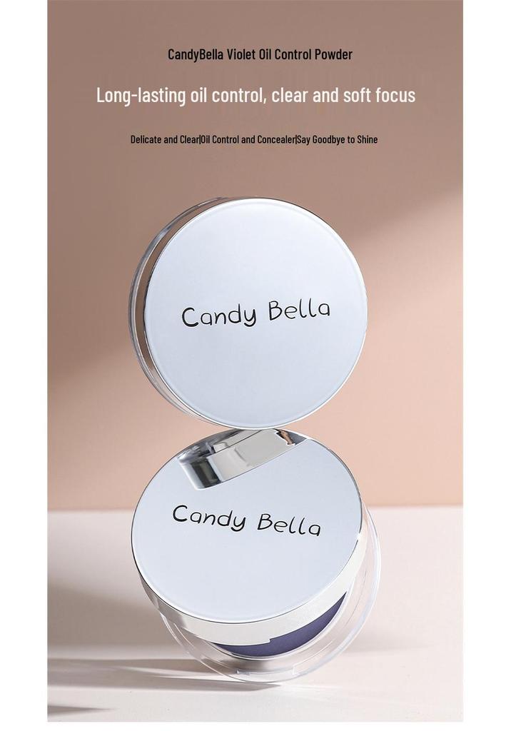 Candy Bella Cipria Fissante Oil Control - Leggera, Delicata sulla Pelle, Trucco Naturale a Lunga Tenuta