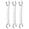 Flare Nut Metric Wrench 22mm X 24mm for Mirror Polished Chrome 3-piece Set CR-V, Plated.