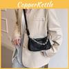 Stylish Spring 2024 Pu Leather Chain Crossbody Bag Trendy Medium Soft Shoulder Bag For Women