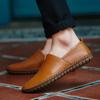 Zapatos Casuales de Cuero para Hombre, Slip-On, Talla Grande (Tallas 48-50)