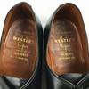 1970-80s GILBERTS by WESTLEY Made in England Vintage U-Tip Shoes Black Size 11C/27.5-28.5(USED)
