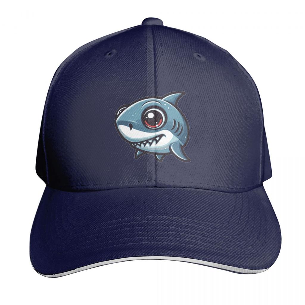 Strange Shark Baseball Cap Vintage Retro Embroidered Lightweight Packable Gift for Him Her