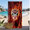 Asciugamano da Spiaggia con Stampa Calcio Sheffield United, Asciugamano Grande Morbido Asciugatura Rapida per Spiaggia Campeggio Nuoto