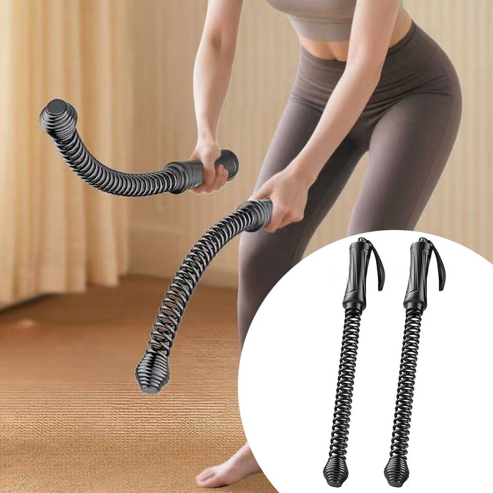 Spring Steel Hand Exerciser Cordless Battle Rope Secure Grip Weighted Equipment Noise-less For Living Room Park Yard Travel|