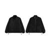 Taion Unisex Military Reversible Boa Jacket Black X Size L Non-Down High-Neck R102ZBNDML-1 Black,