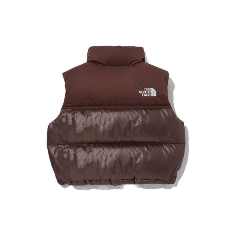 THE NORTH FACE Vests Women's Brown Stand Collar Moderate Other Unisex NV1DP80L