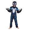 Costume da Supereroe Ragazzi Ragazze Ragni Neri Costume da Fantasma Tuta Intera Spandex 3D Unisex Tuta Bodysuit per Bambini Halloween Cosplay
