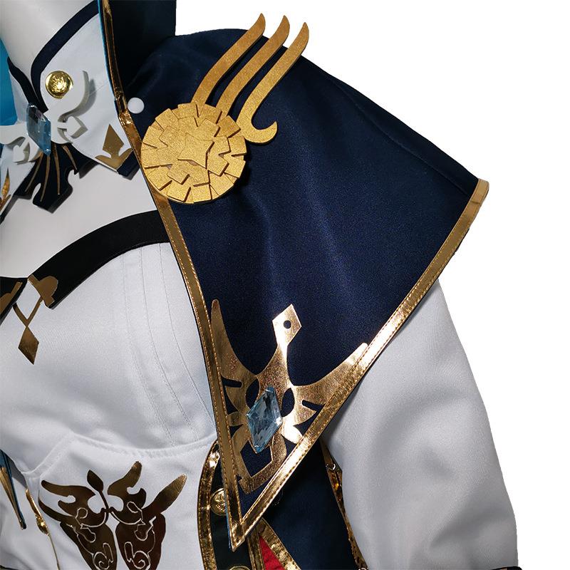 Game   Cosplay Costume Jean Gunnhildr Aldult Woman Top Pants Cloak Headdress Wig Halloween Rave Party Anime Suit