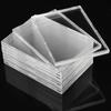 20/1x Clear Acrylic Card Holder with Triangle Display Stand Idol Photo Protective Sleeves Transparent Gaming Trading Card Holder
