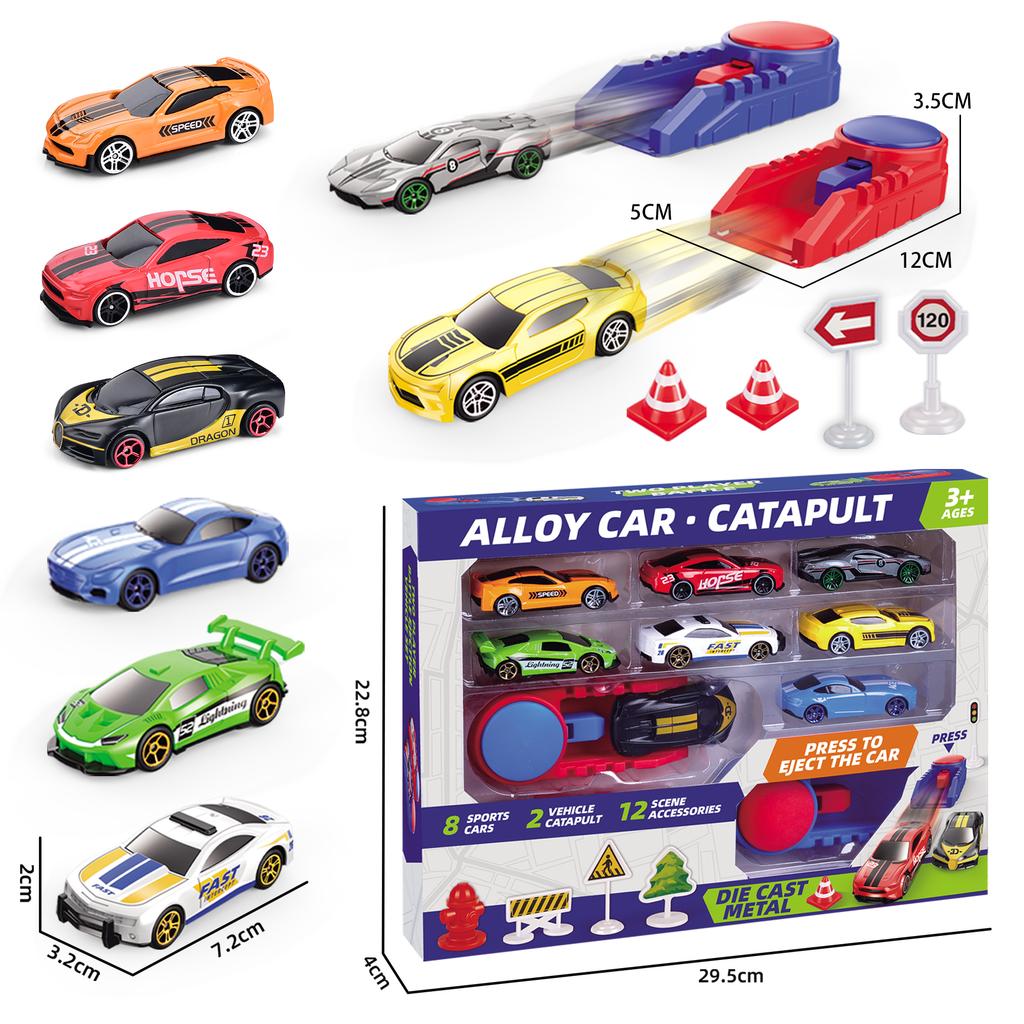 (Boxed or Bulk) 1/64 Scale Die-cast Racing Car, Small Scale Racing Car, 1.64 Die-cast Racing Toy Car, Set, Children's Toy