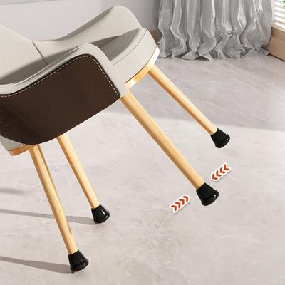 Antypoślizgowe ochraniacze na nogi krzesła Silikonowe pogrubione rękawy na stopy Pokrowce na nogi mebli do podłóg drewnianych