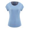 Women's Breathable Summer Sports T-Shirt - Moisture-Wicking, Round Neck, Short Sleeve, Dance & Fitness Style