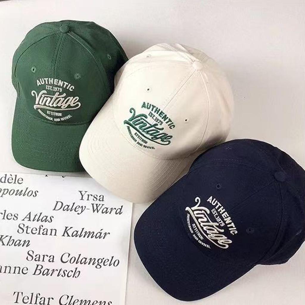 Fashionable Letter Embroidered Dad Hat Men's Outdoor Adjustable Cotton Hats Leisure Travel Baseball Cap Golf Caps