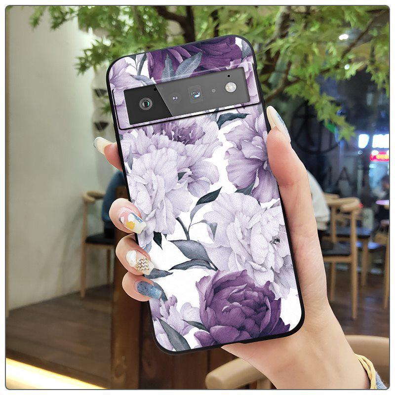 

Трендовый красный мультяшный силиконовый чехол для телефона для Google - Женский роскошный мягкий пылезащитный чехол Pixel 6