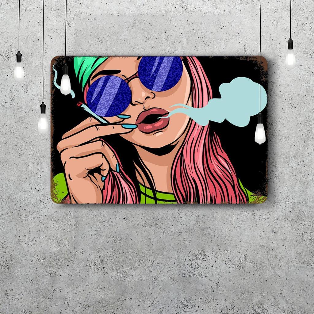 Psychedelic Vintage Metal Tin Signs Posters Decor Retro Metal Plaque Wall Art Decor for Garage Bar