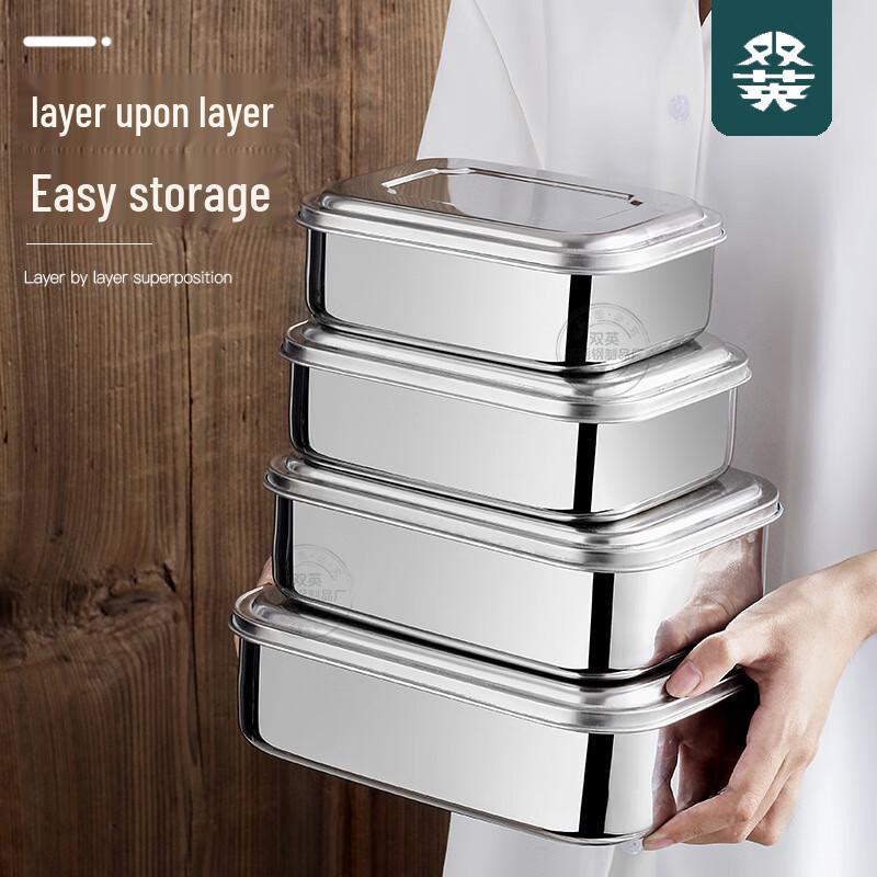304 Stainless Steel Rectangular Bento Lunch Box