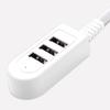 3 USB Port Multi-function 3A Charger Converter Extension Cable Line Expansion