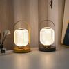 LED Table Lamp Retro Rechargeable Acrylic Night Light USB Touch Bar Bedroom Living Bedside Atmosphere Portable Novelty Lighting