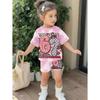 67 Meme Ragazze Italiane Brainrot Set Magliette per Bambini Regalo Divertente Harajuku Bambini Top Corto Estivo Set Manica Corta Abbigliamento per Bambini