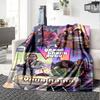Grand Theft Auto Customize Text Blanket Multi-purpose Customizable Blanket Soft Warm Cozy Great for Bed Office Chair Seaside Living Room