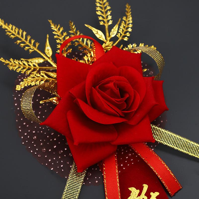 Полный набор свадебных бутоньерок и бутоньерок для невесты, жениха и гостей