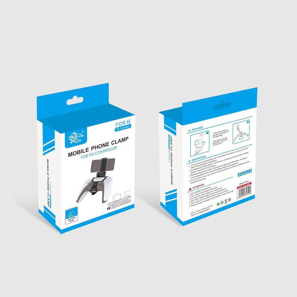 Wireless Controller Holder Mobile Phone Clamp Bracket for PS5
