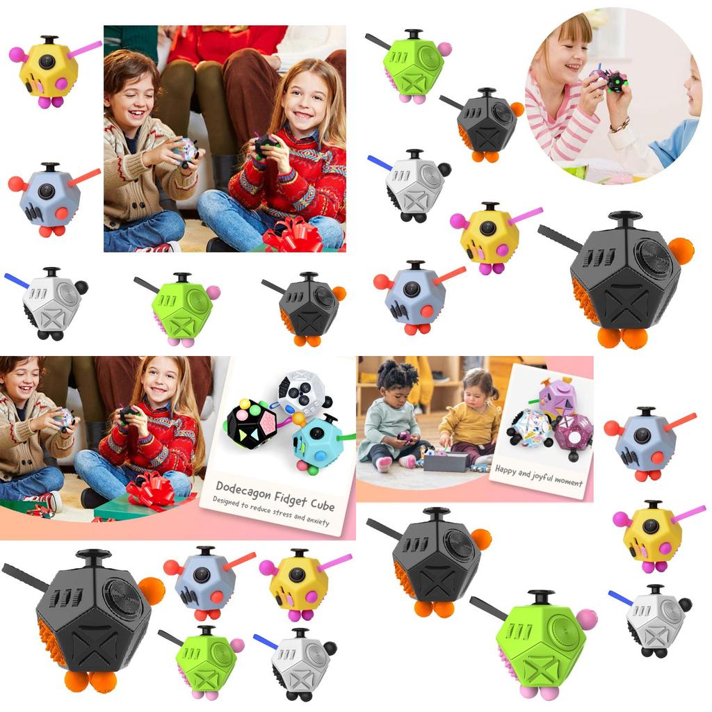 Dodecagon Fidget Cube Superior Anti-stress Toy For Adults Kids