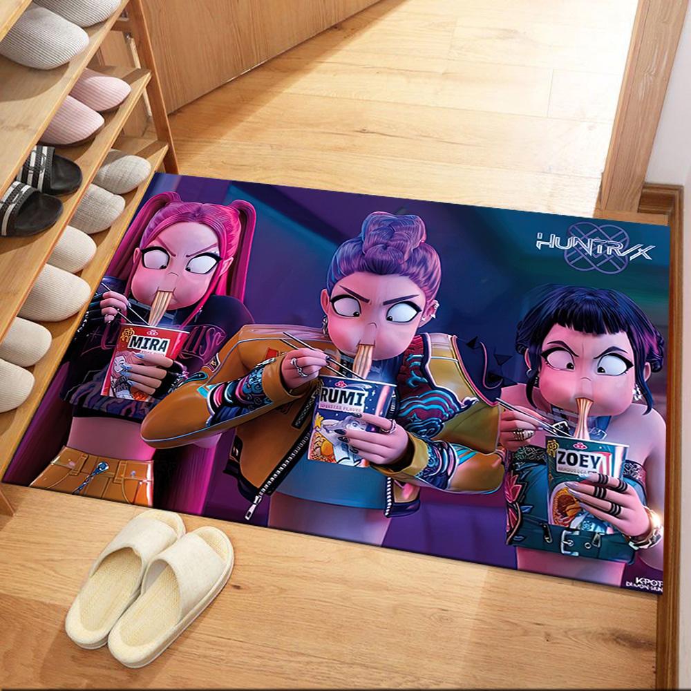 Huntrix Square Rugs Are a Great Choice for Living Rooms, Bedrooms, Home Décor, and As Gifts