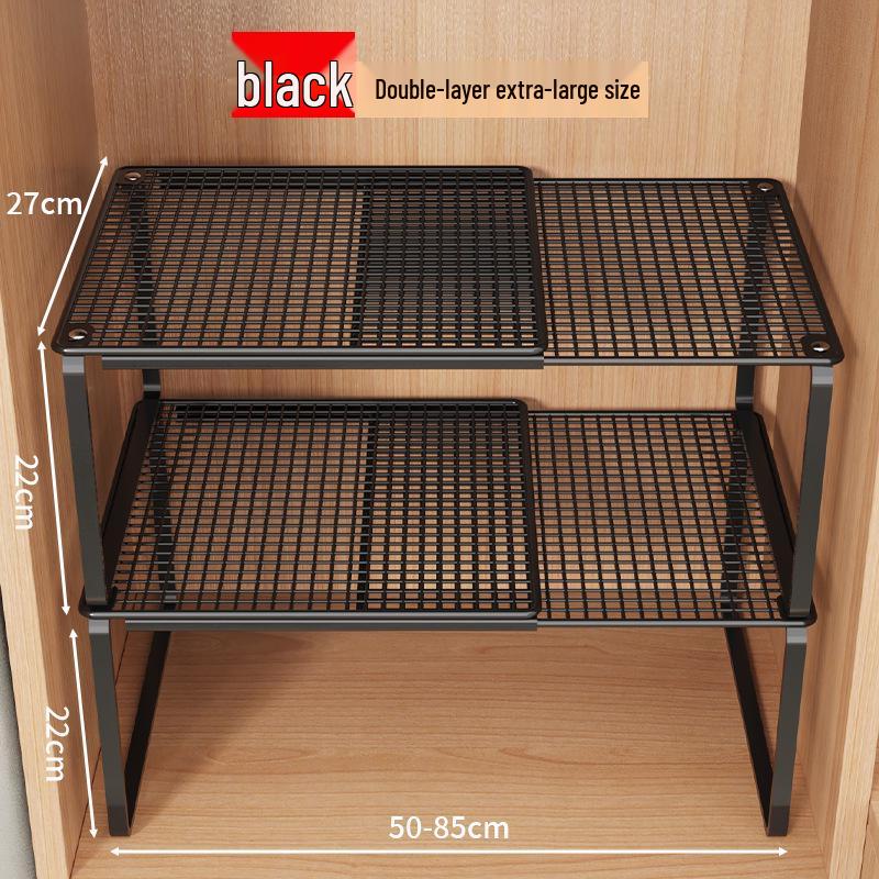 Retractable Wardrobe Storage Rack for Underwear and Cabinet Organization