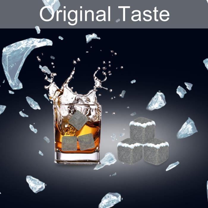 Ice Stone Ice Cubes Stones Whisky Pack of 9pcs Whisky Chilling Stone Ice Cubes Drinks Wine Beer Cooler Barware Cubes