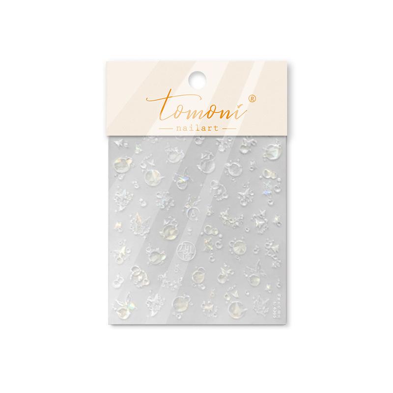 French Jelly Nail Stickers Star Moon Butterfly Pattern Self Adhesive Non Toxic for Girls Nail Art Gifts
