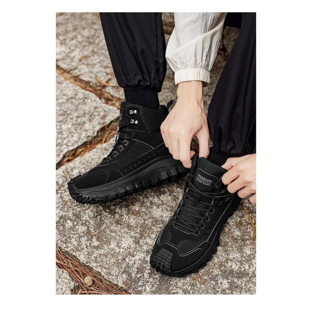 Herbst High Top Übergröße Sport-Wanderstiefel, Bequeme Dicksohlige Leichte Lässige Wanderschuhe, Täglicher Outdoor-Sport, Wandern und Reisen