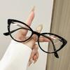 2PCS Anti Radiation Eyeglass Cat Eye Blue Light Blocking Glasses Replaceable Lenses Trendy Vintage Fashion Eyewear