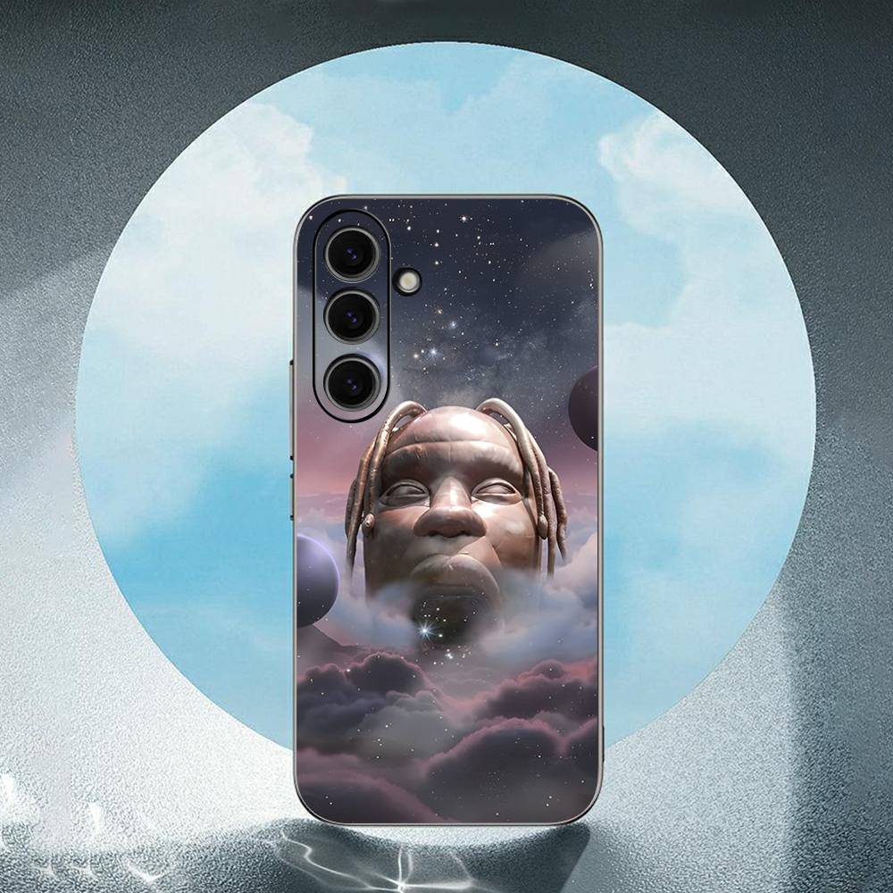 

Travis Scott For Samsung Galaxy S23 S24 S25 Ultra S22 Plus S21 Black Soft Case Waterproof Soft Case SamsungS21ultra