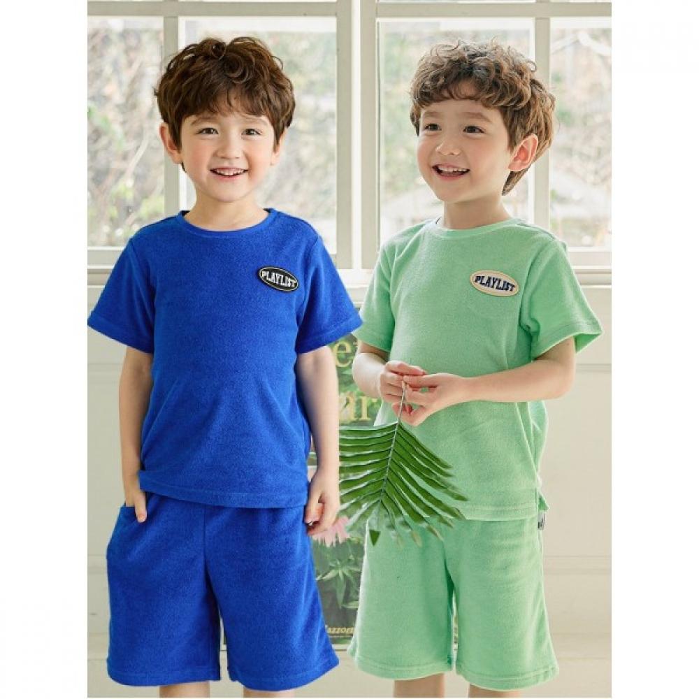 [olivan] Terry Beach Top und Bottom 2color 