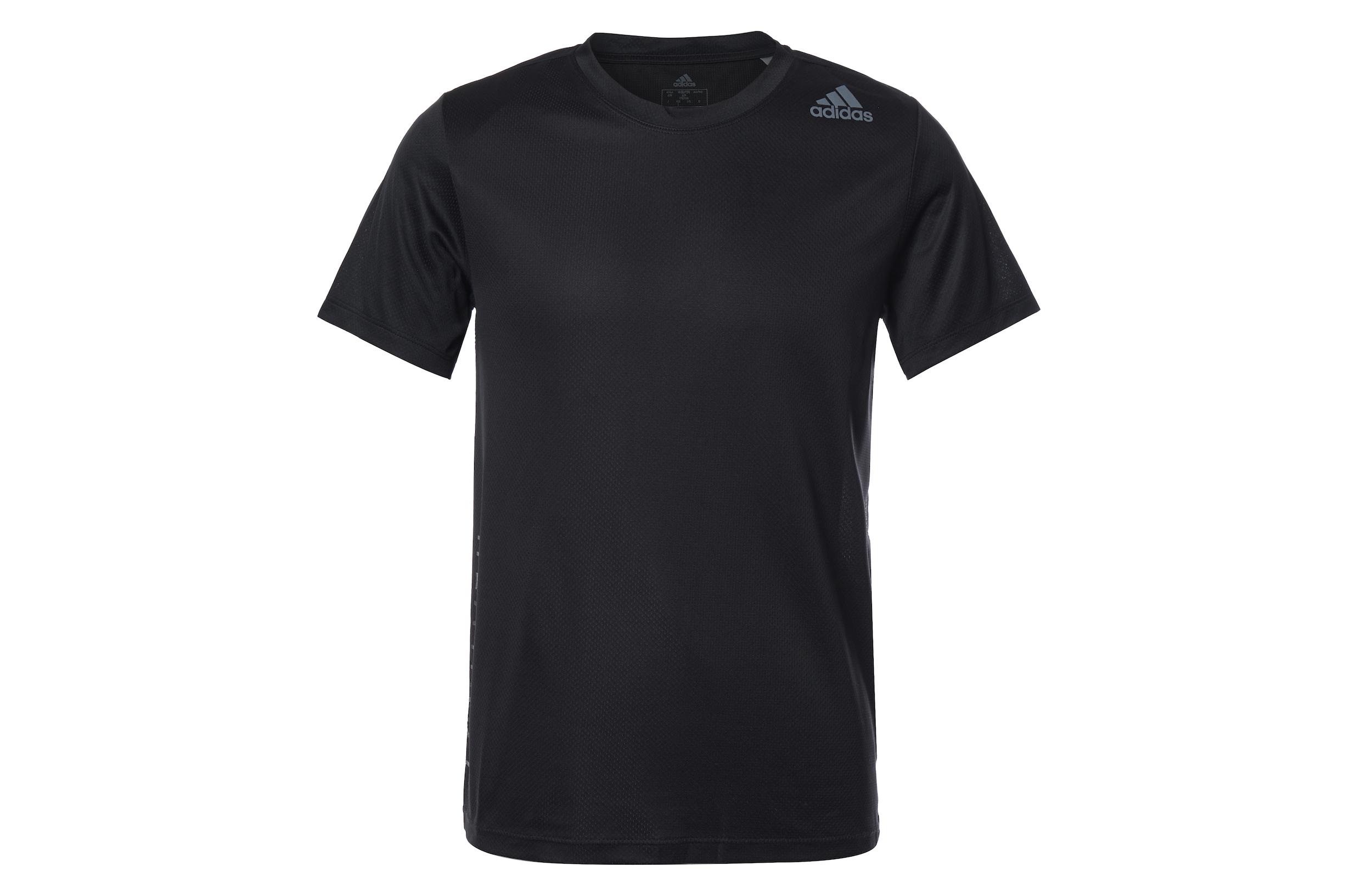 

Adidas T Shirts Men s Black Crew Neck Moderate Straight Fit FM2093 S