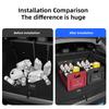 Large Capacity Leather Foldable Car Trunk Storage Box Auto Accessories For Mercedes-Benz GLC X253 X254 C-Class W205 W206 A-Class CC1