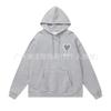 Unisex Embroidered Heart Hoodie Sweatshirt Casual Loose Fit Cotton Pullover Winter