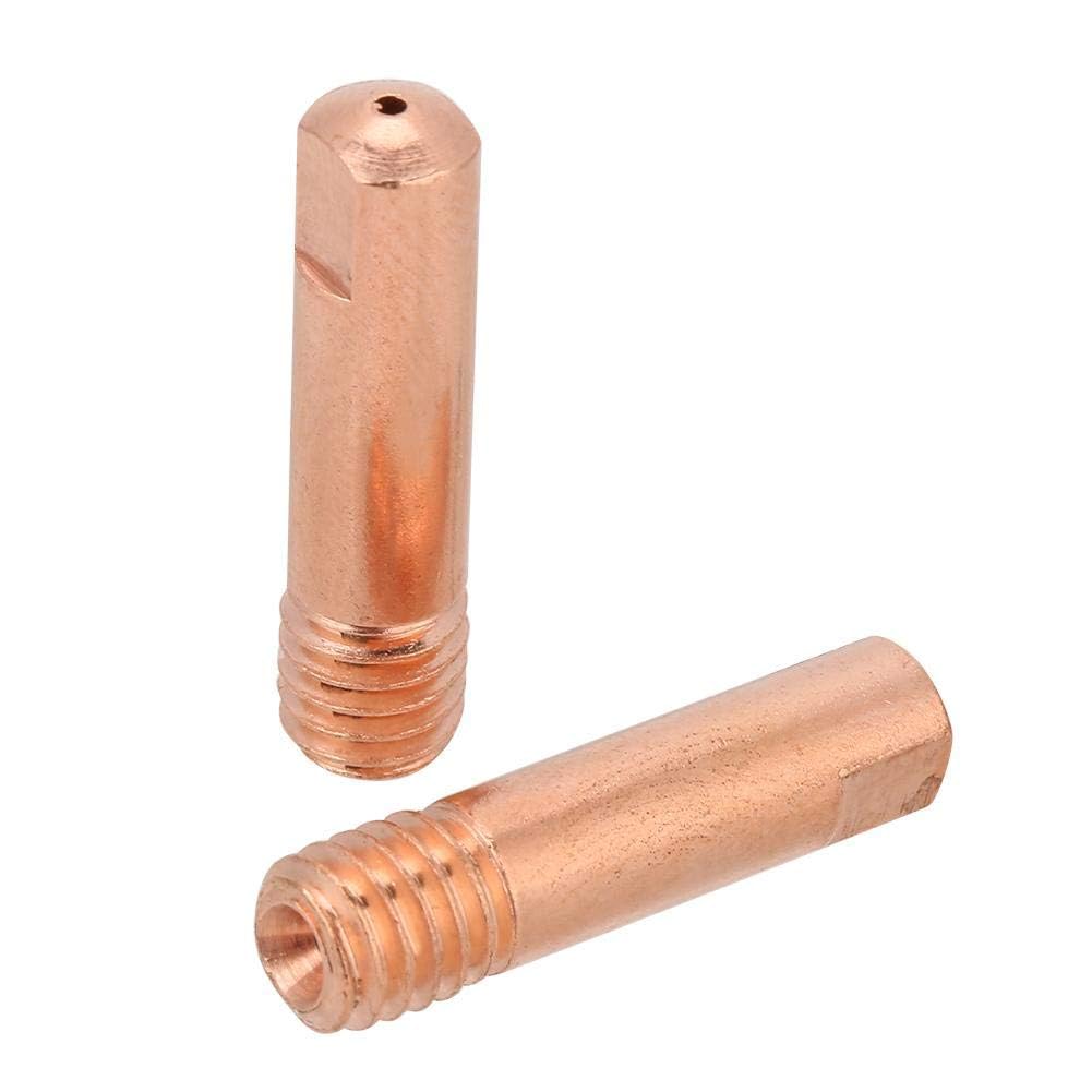 Honiwu Copper Contact 20 Pieces Welding 24KD Contact Welding Torch Welding Torch Contact Welding Nozzle Contact Welding Contact Welding Contact