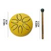 Rain Drum for Outside 3 Inch 6 Notes Steel Tongue Drum for Outdoor Educational Healing Music Instrument for Beginners School