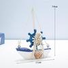 Solid Wood Sailboat Ornaments: Mediterranean Table Decorations & Creative Photography Props