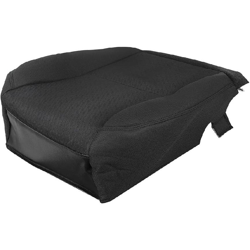 Driver Bottom Cloth Seat Cover, Replacement Black Driver Side Seat Cover Compatible with Chevy Avalanche Silverado/with GMC Sierra 1500 2500HD 3500HD