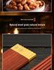 Gold & Silver Thread Red Sandalwood Chopsticks with Engraved Logo - Gift Box for Household & Hotel Use