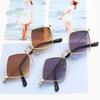 Fashion Trend Sunglasses for Women Retro Men Classic Metal Multi Side Small Frame Sun Glasses Uv400 Luxury Brand Eyeglass