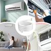 Flexible AC Water Drain Hose Dehumidifier Exhaust Tube with Cuttable Rubber Joint Clip Air Conditioner Drain Pipe/Water Hose