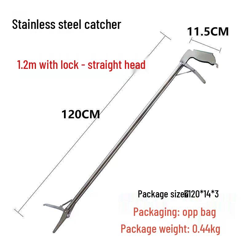 Telescopic Stainless Steel Fish, Shrimp, and Eel Catcher Hook